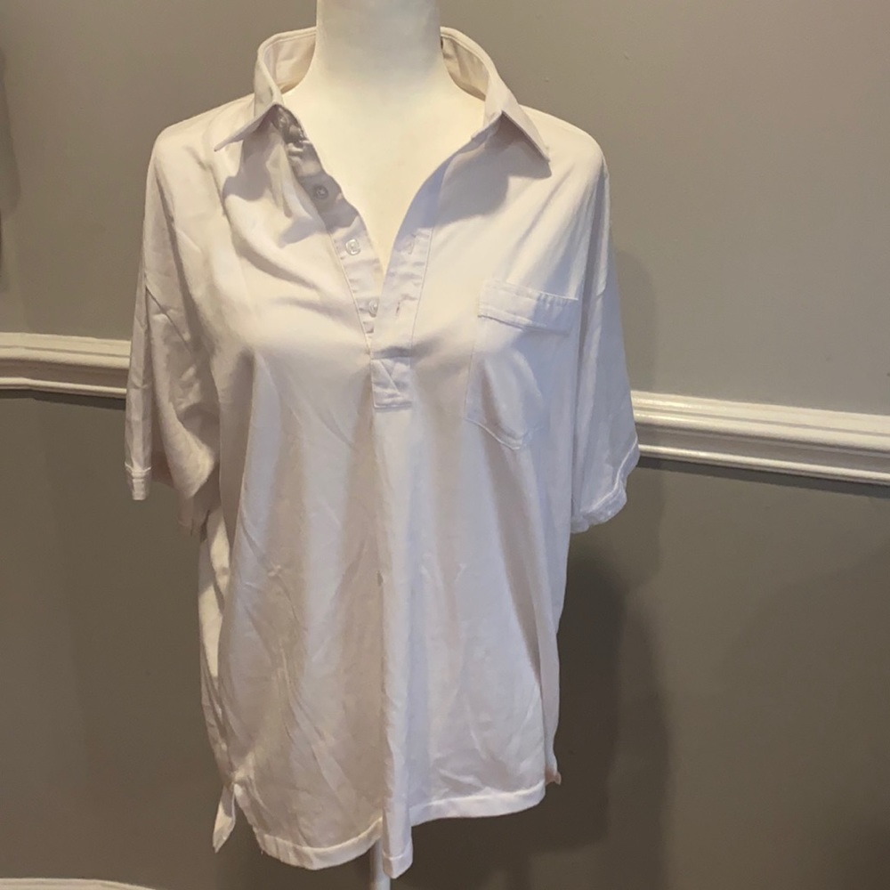 White collared tshirt